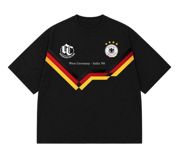Germany '90 Legacy Oversized T-Shirt – Black Edition